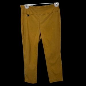 ⭐️Alfani Mustard Ankle Pants Size 4
